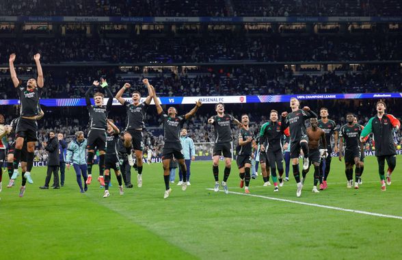 Uitați de „remontada”! Arsenal s-a impus și pe Bernabeu și merge în semifinalele Ligii Campionilor