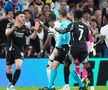 Decizie controversată în Real Madrid - Arsenal: a fost sau nu penalty la duelul Mbappe - Rice?