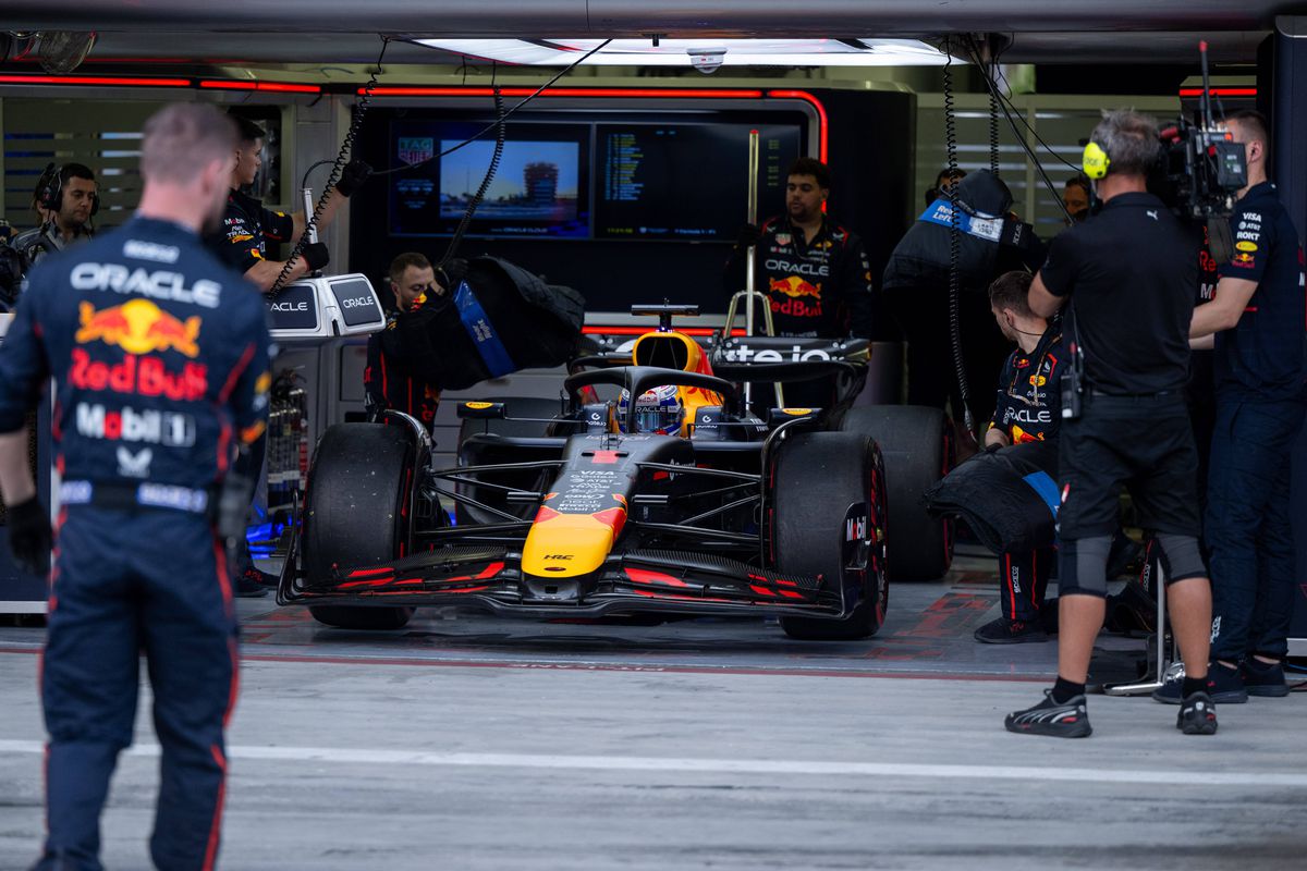 Max Verstappen, în timpul Marelui Premiu de Formula 1 din Bahrain