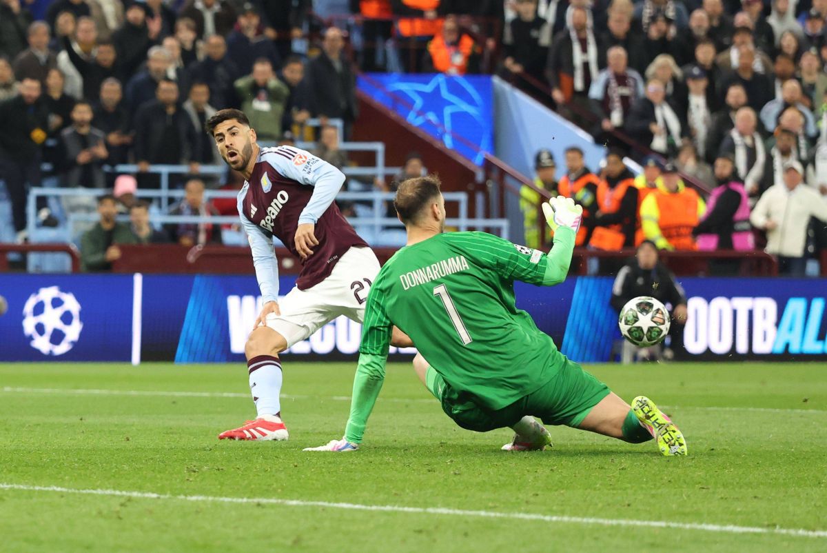 Gianluigi Donnarumma a fost din nou miraculos în poarta lui PSG pe Villa Park
