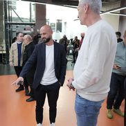 Ionuț Voicu, team manager la Rapid, prezent la expoziție // FOTO Andrei Furnigă