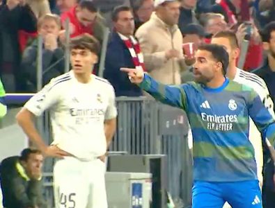 Nu s-a văzut la TV! Carvajal s-a răstit la el și l-a arătat cu degetul, ...