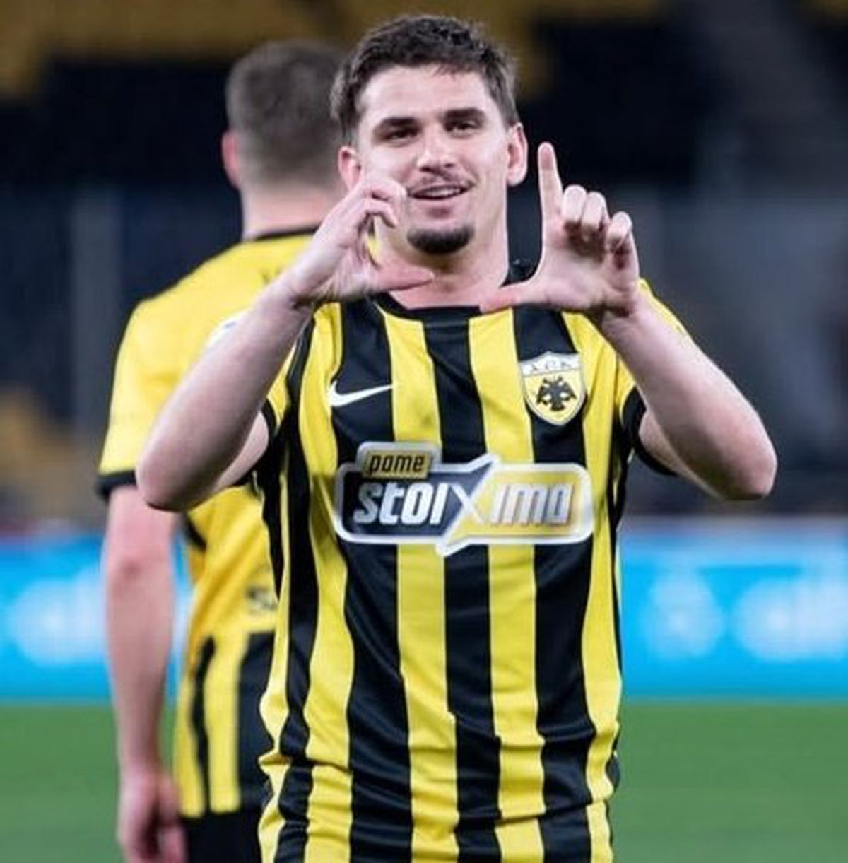 Gest de suflet pentru Mircea Lucescu, după ce a marcat în AEK Atena - Rayo Vallecano