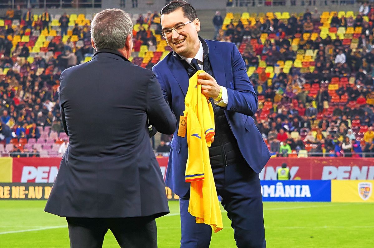 Gică Hagi și Răzvan Burleanu: diverse ipostaze