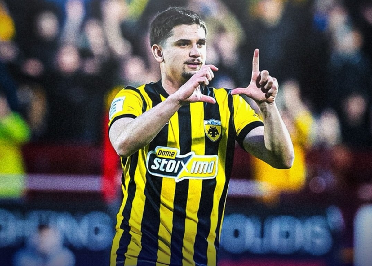 Gest de suflet pentru Mircea Lucescu, după ce a marcat în AEK Atena - Rayo Vallecano