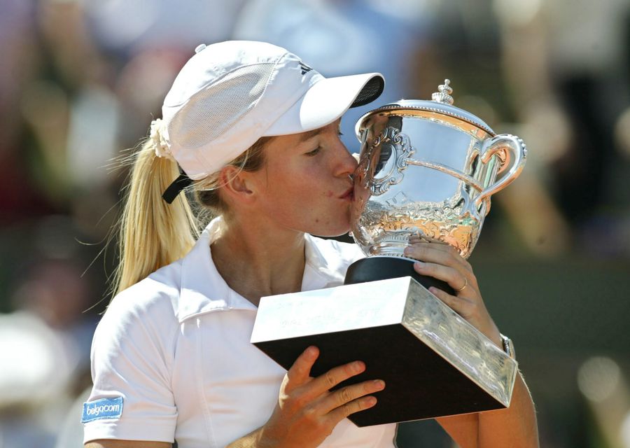 Justine Henin la Roland Garros 2003 FOTO Guliver/GettyImages