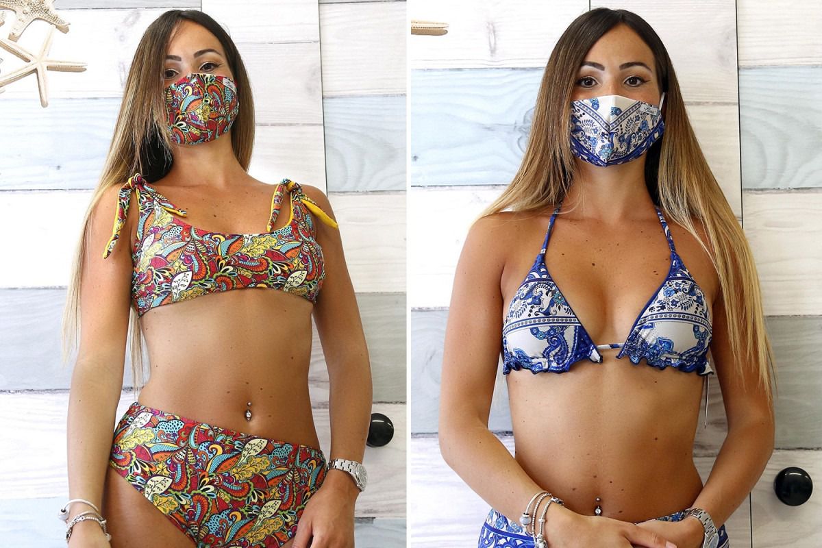 FOTO La plajă în „trikini” » Costumele de baie vor fi din trei piese! Cum vor arăta