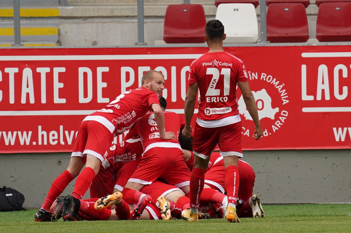 UTA  - Gaz Metan Mediaș 1-0 » Arădenii au scăpat de grijile retrogradării! Clasamentul actualizat