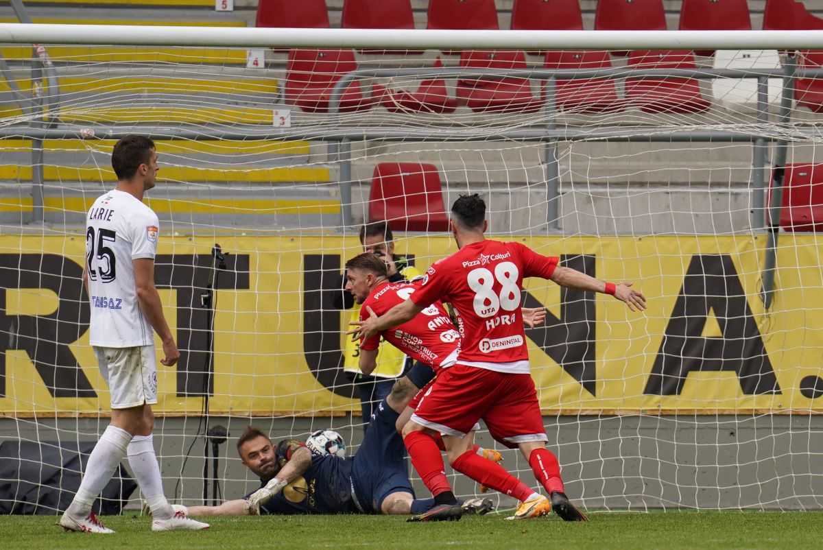 UTA  - Gaz Metan Mediaș 1-0 » Arădenii au scăpat de grijile retrogradării! Clasamentul actualizat