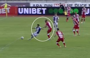 FC Argeș - Dinamo: penalty refuzat gazdelor în prima repriză