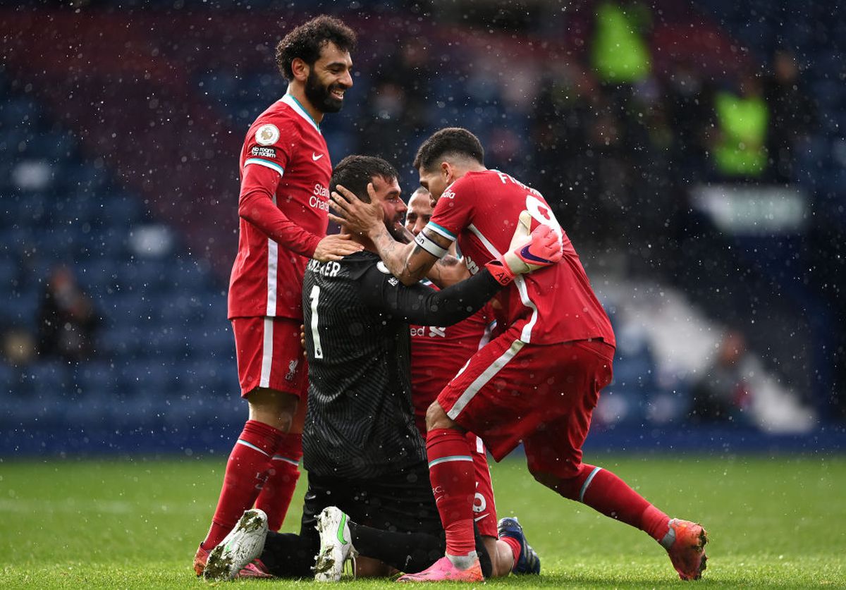 Alisson, gol în West Brom - Liverpool
