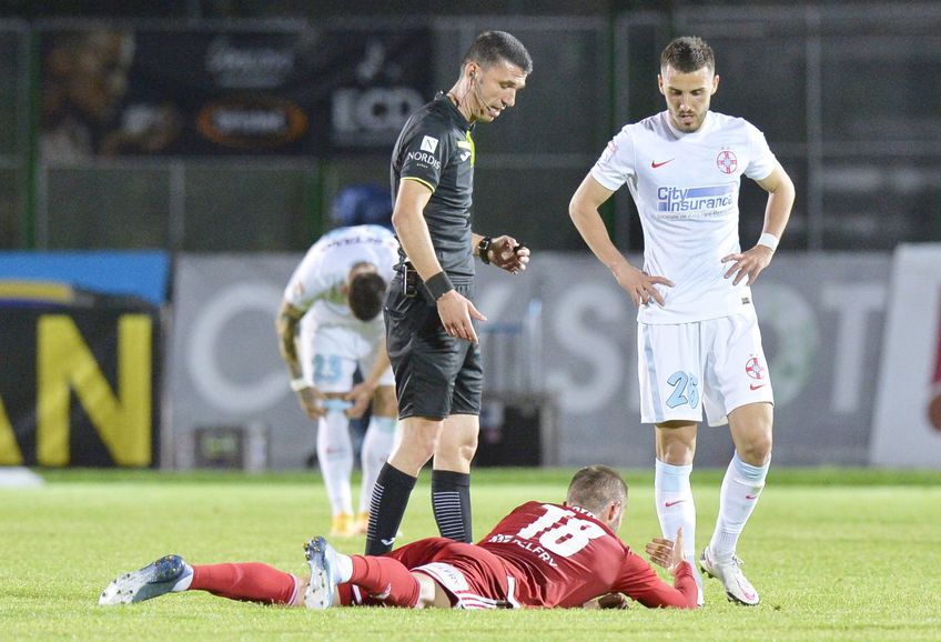Dragoș Nedelcu (24 de ani) a fost înlocuit în minutul 31 al partidei dintre Sepsi Sf. Gheorghe și FCSB, la scorul de 0-0. În locul lui a intrat atacantul Alexandru Buziuc (27 de ani).