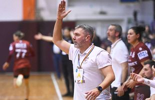 Carlos Viver, antrenorul echipei de handbal feminin a Rapidului, se destăinuie: „Capul, inima îmi cereau să antrenez în fiecare zi”