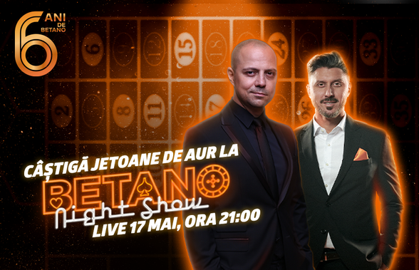 Sărbătorește 6 ani de Betano într-o ediție aniversară Betano Night Show, alături de Dan Badea și Ciprian Marica!