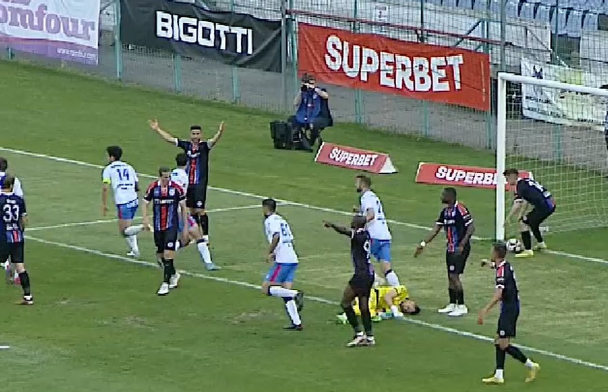 Gol contestat în Gloria Buzău - Oțelul Galați