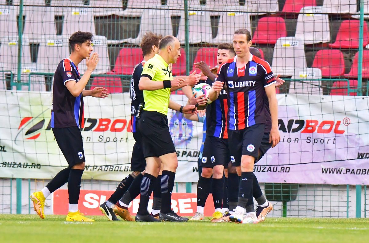 Gol contestat în Gloria Buzău - Oțelul Galați