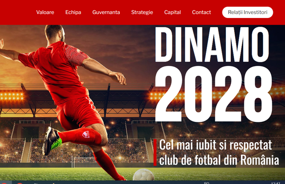 Dinamo caută investitori online. Acționarii majoritari au înființat un site dedicat proiectului „Dinamo 2028”