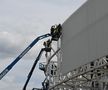 Așa arată acum lucrările la  Berceni Arena, noul patinoar din București,