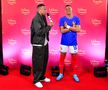 Kylian Mbappe și statuia lui de ceară / Foto: GettyImages