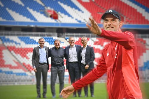 Thomas Tuchel așteaptă o decizie din partea celor din conducerea lui Bayern / Fotomontaj Imago