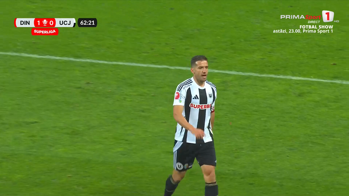 Alex Chipciu, eliminat în Dinamo - U Cluj