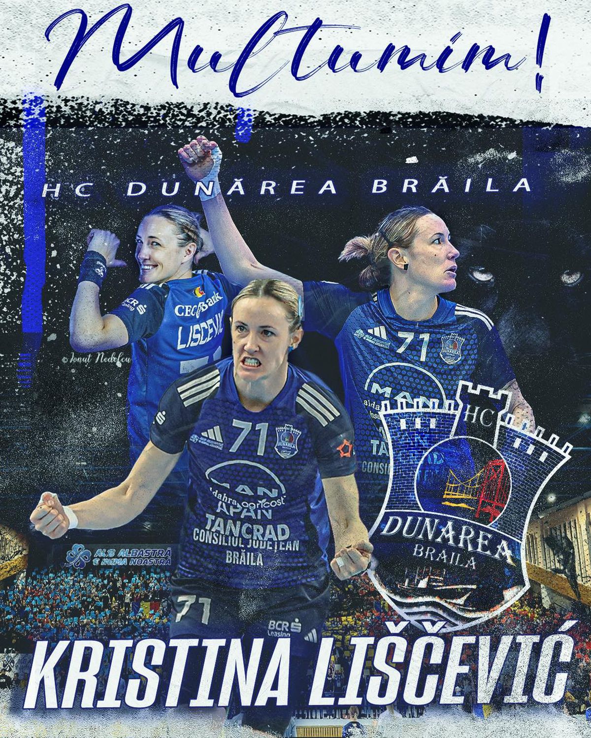 Kiki Liscevic și Nicoleta Balog au avut parte de o scenografie superbă la Brăila - CSM București