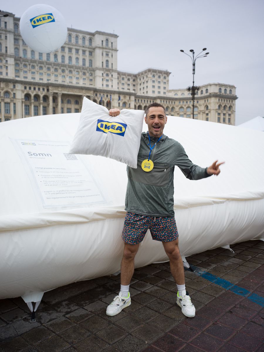 Somnul de calitate urcă pe podium: IKEA a adus o zonă de relaxare inedită la linia de sosire a OMV Petrom Bucharest Half Marathon
