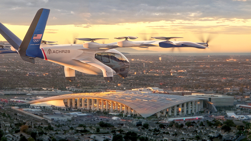 FOTO Invenție fabuloasă pregătită pentru Jocurile Olimpice 2028: deplasările la Los Angeles s-ar putea face cu taxiuri aeriene
