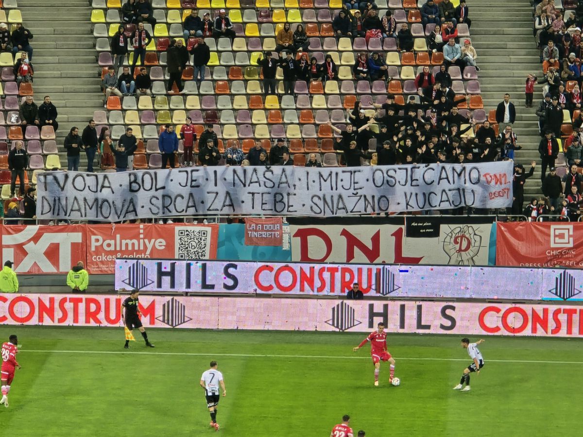 Fanii lui Dinamo, mesaj special pentru Zeljko Kopic » Ce au adus pe Arena Națională