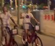 Imaginile serii după ce Barcelona a devenit campioană » 4 jucători s-au dus cu bicicleta la colegul din spital