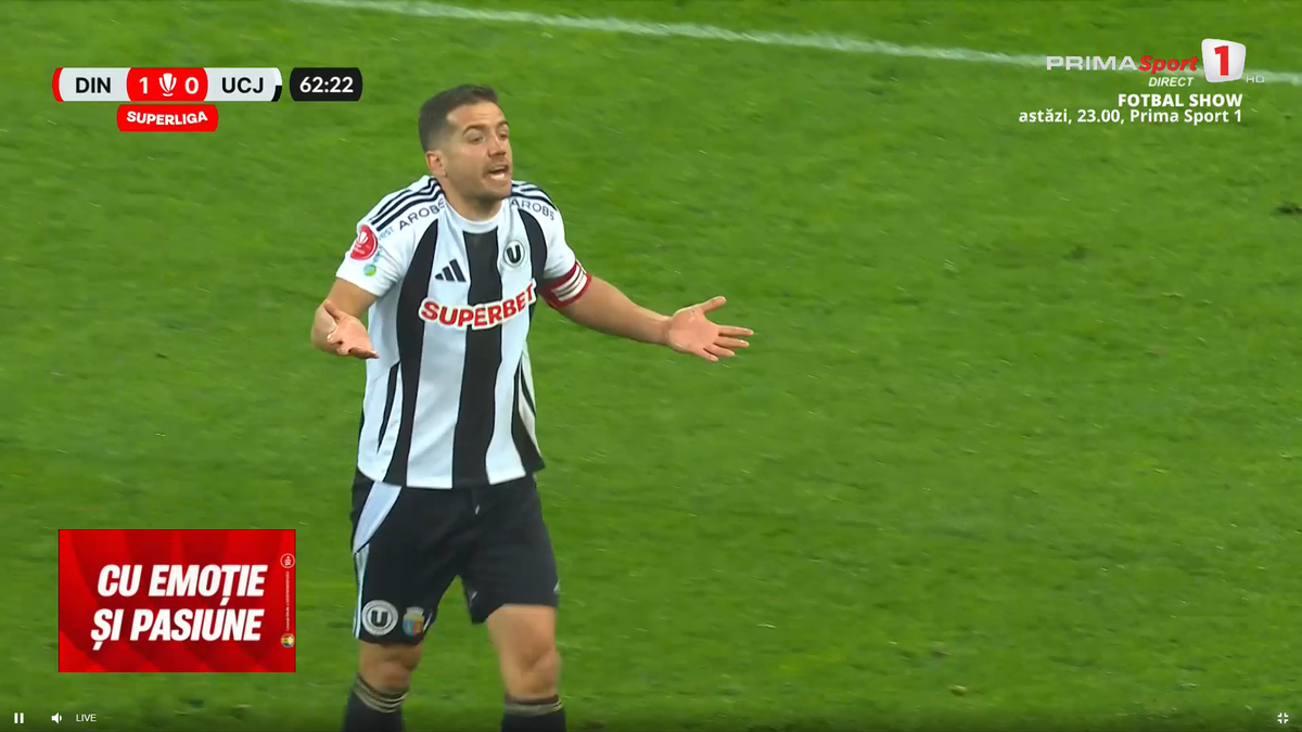 Alex Chipciu, eliminat în Dinamo - U Cluj