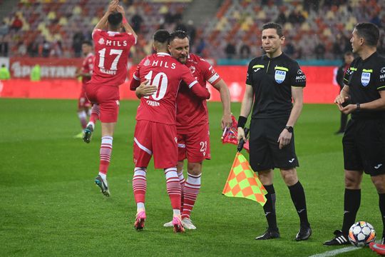 Momente speciale pentru Răzvan Patriche, la ultimul meci la Dinamo/ foto: Eduard Vînătoru