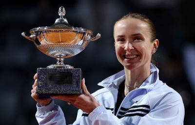 Elina Svitolina, discurs savuros după titlul de la Roma: „Mulțumesc soțului meu care îmi spune că nu mă pricep la discursuri”
