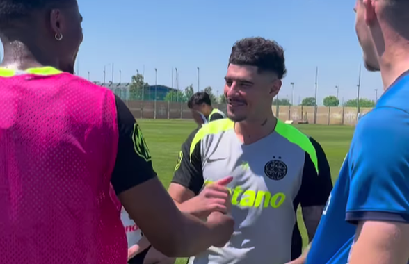 Florinel Coman, prezent la antrenamentul FCSB-ului