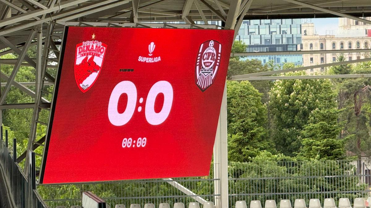 Dinamo - CFR Cluj, imagini înainte de meci