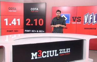 MECIUL ZILEI. 3 variante de pariere la duelul de azi dintre Hamburg și Osnabruck