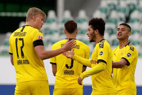 Erling Haaland și Jadon Sancho vor prim upgrade-uri importante în FIFA 21 // Sursă foto: Getty