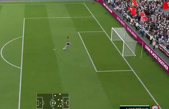 FIFA 20. VIDEO Moment uluitor în FIFA! Un gamer a rămas cu gura căscată când a văzut ce face Van der Sar