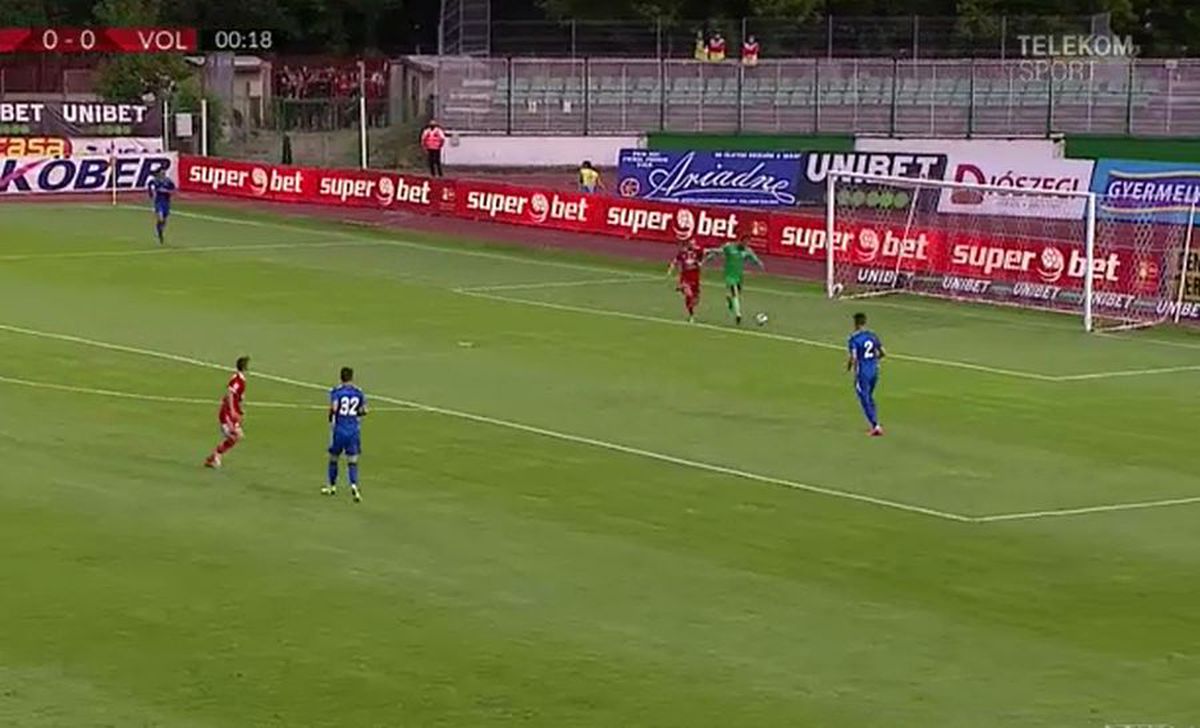 SEPSI - VOLUNTARI. VIDEO Cel mai rapid gol al sezonului a venit după o gafă dublă a lui Valentin Cojocaru!