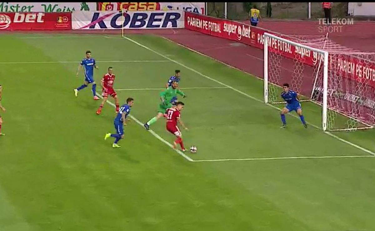 SEPSI - VOLUNTARI. VIDEO Cel mai rapid gol al sezonului a venit după o gafă dublă a lui Valentin Cojocaru!
