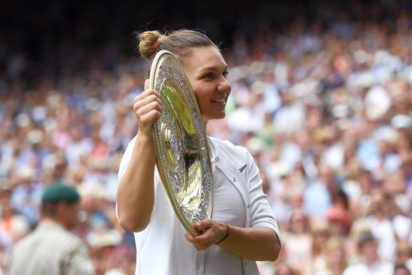 Simona Halep speră să se impună din nou la Wimbledon. FOTO: Guliver/Getty Images