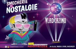 Șmecherie pe Nostalgie: Vlad Cazino promotor al distracției la Festivalul Nostalgia 24-26 iunie