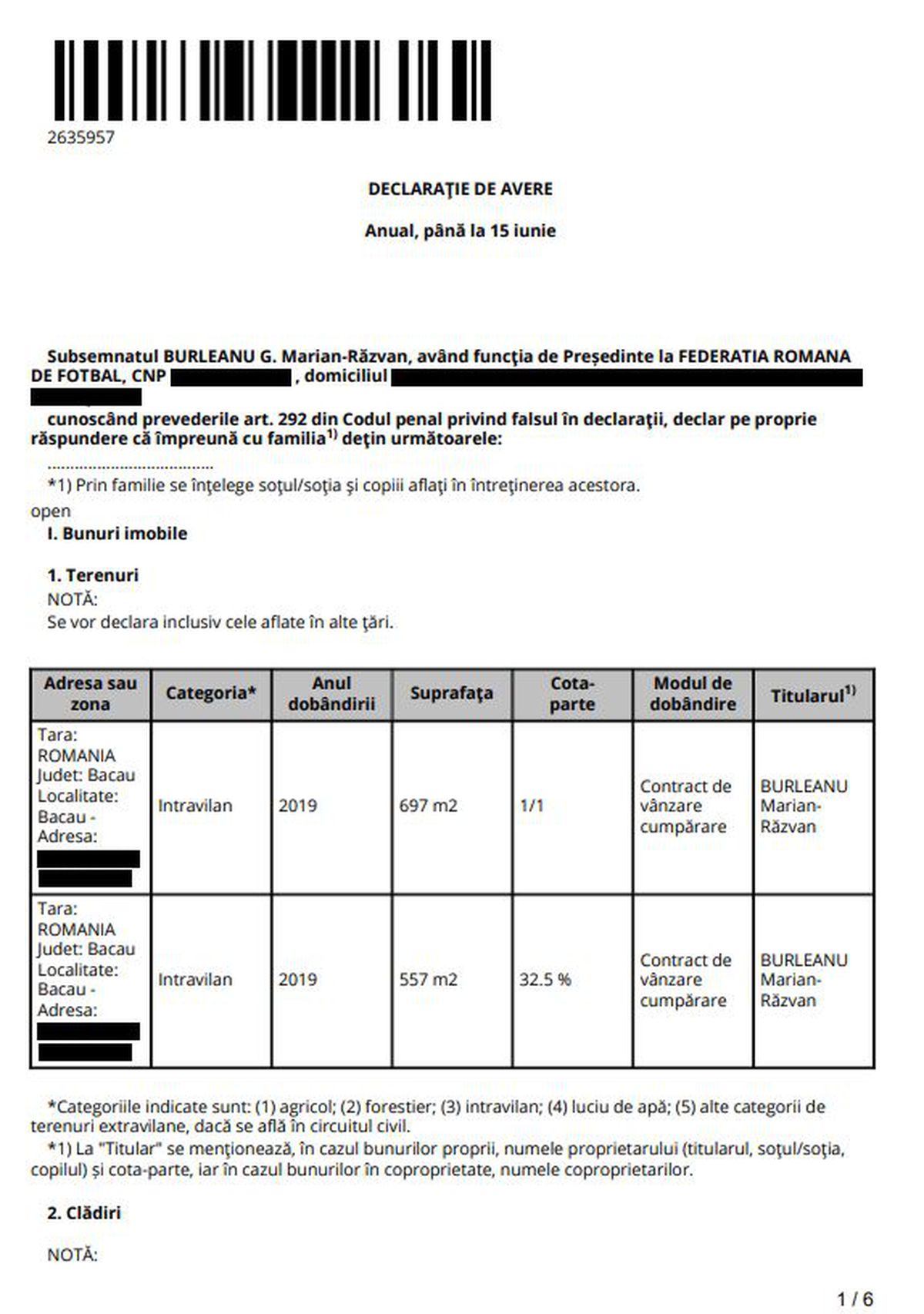 Răzvan Burleanu e milionar! Declarația de avere a președintelui FRF e acum publică: câștigă într-un an aproape cât Florinel Coman + ce salariu are la Federație