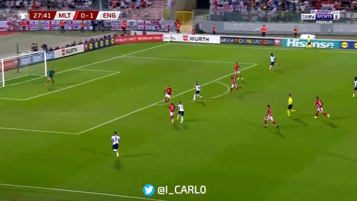 Golul marcat de Trent Alexander-Arnold în Malta - Anglia