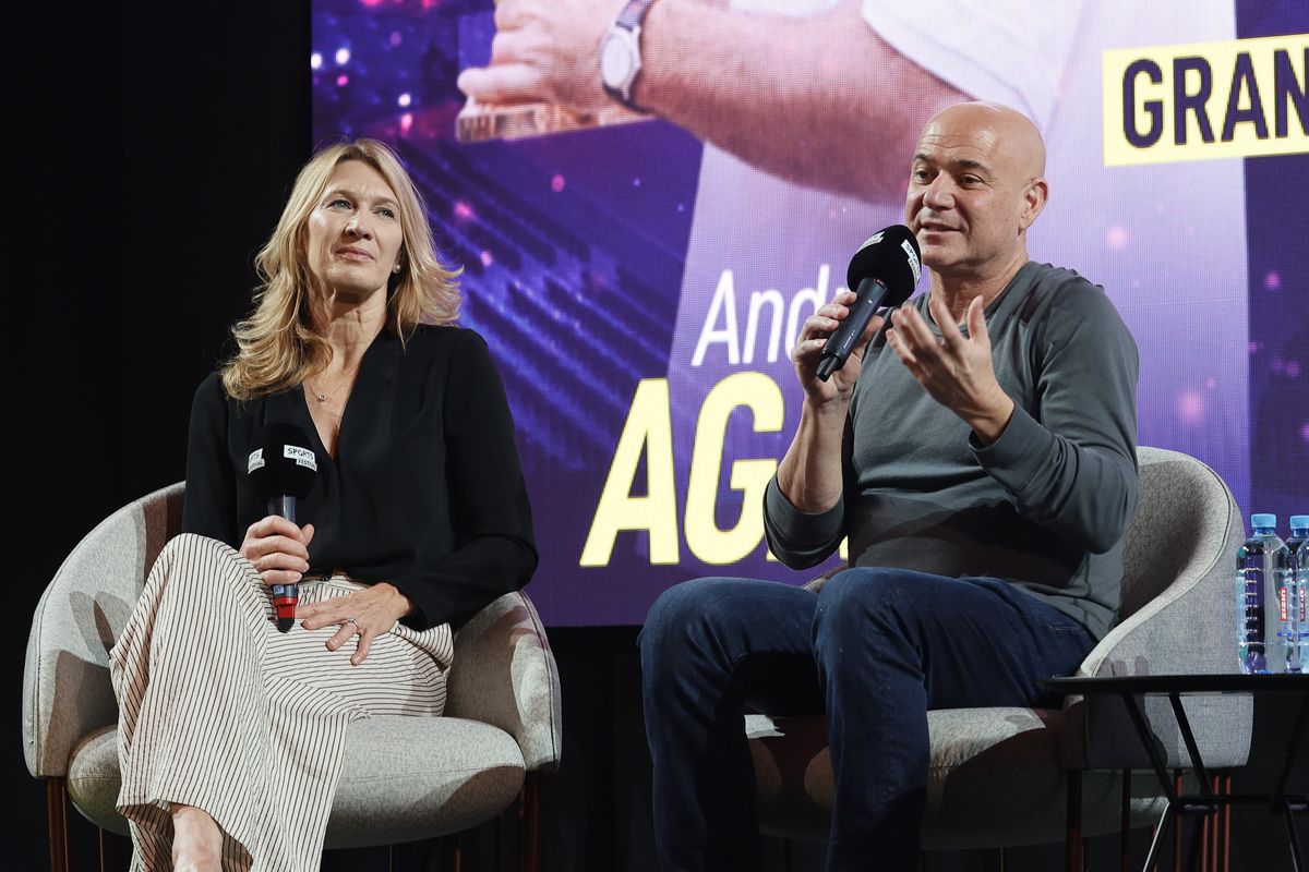 Steffi Graf și Andre Agassi la Sports Festival