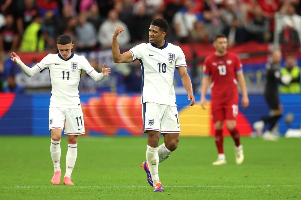 Anglia, victorie la debutul la EURO 2024 » Bellingham a răpus-o pe Serbia
