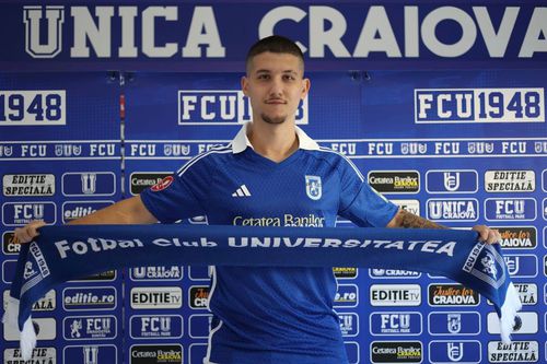 Darius Ghindovean (22 de ani), mijlocașul central dorit de Dinamo în această vară, a semnat cu FCU Craiova.