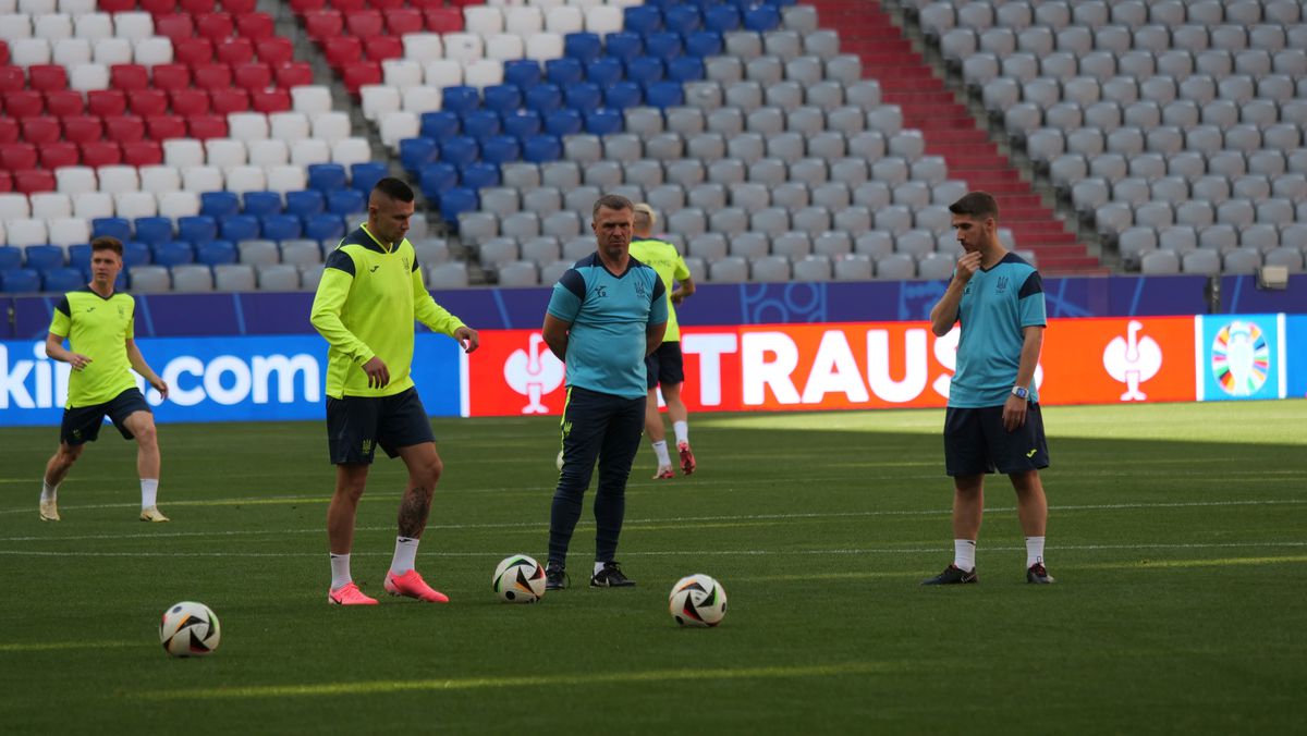 Antrenament Ucraina înaintea meciului cu România (Euro 2024)