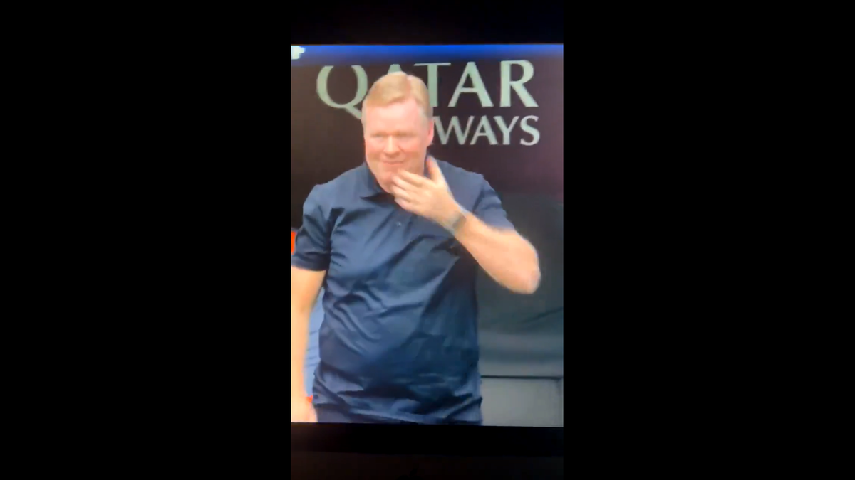 Ronald Koeman, gest dezgustător în timpul meciului Polonia - Olanda