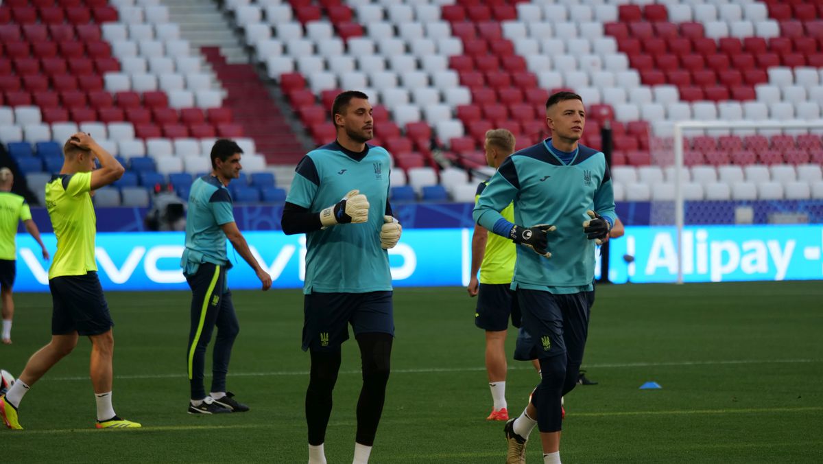Antrenament Ucraina înaintea meciului cu România (Euro 2024)